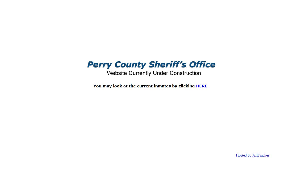 Perry County Sheriff alternate website for arrest records resources