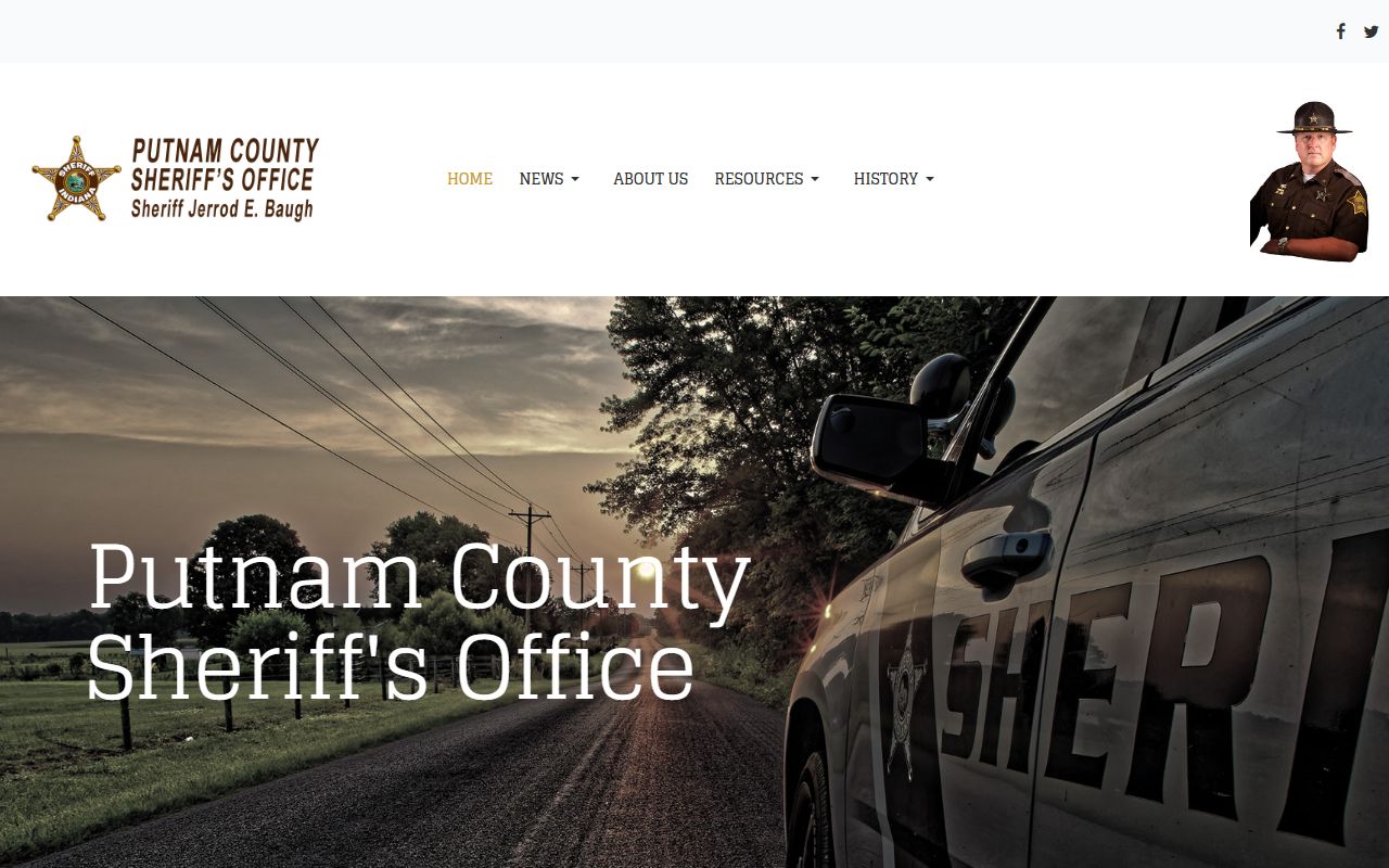 Putnam County Sheriff Office website for arrest records in Greencastle